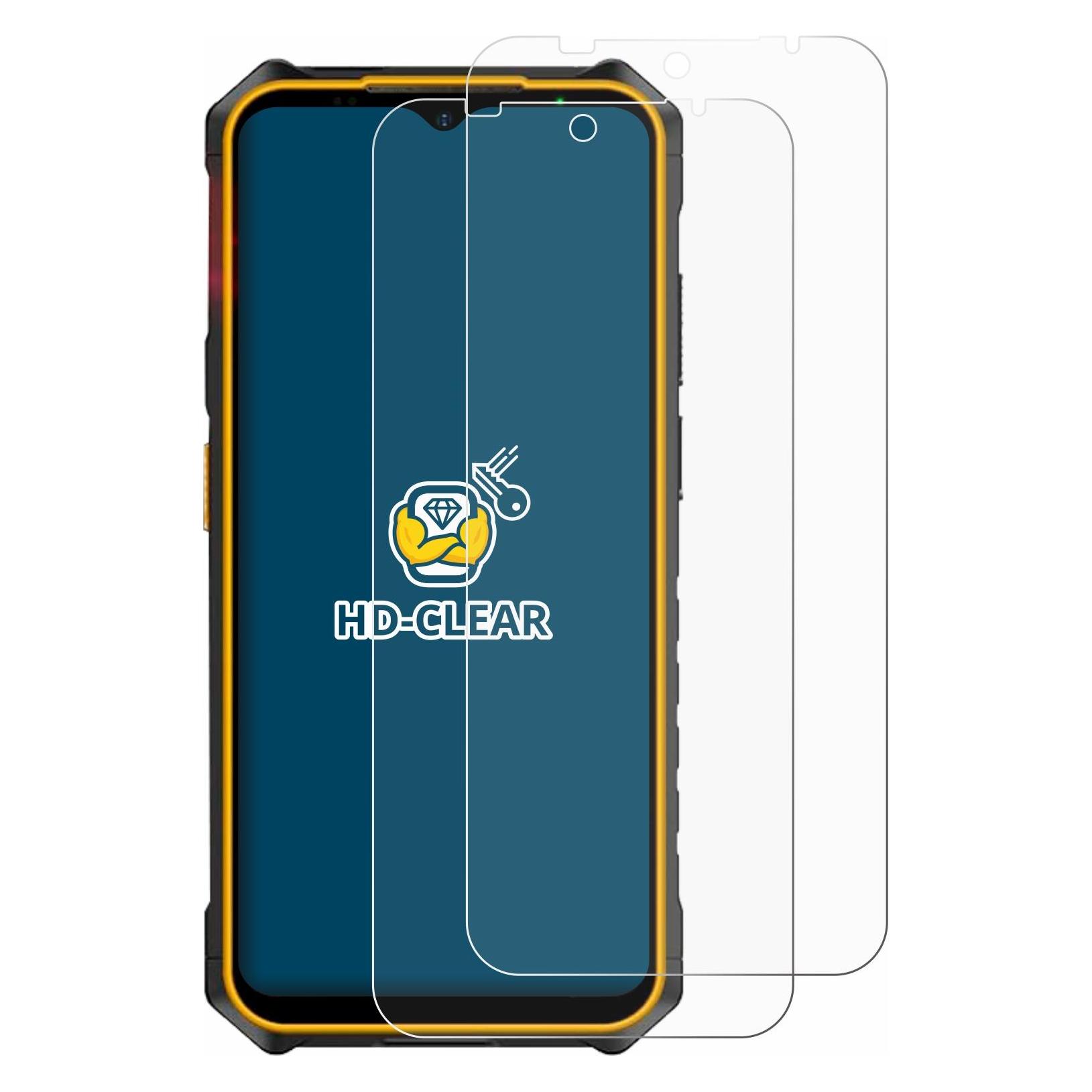 Brotect Schutzfolie für Ulefone Armor X13 Displayschutz Displayschutzfolie Folie Klar Transparent (2 Stk., Ulefone Armor X13) (1851399)