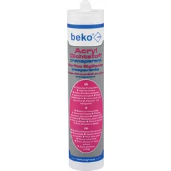 Acryl-Dichtstoff 310 ml TRANSPARENT  DE/IT/FR