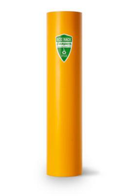 Regalstützenschutz a.m.p.e.r.e., Tiefkühllager geeignet, Signalfarbe, recycelter Kunststoff, B 101-110 x H 600 mm
