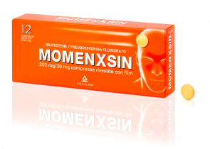 Angelini pharma Momenxsin 200 mg/30 mg 12 compresse rivestite con film