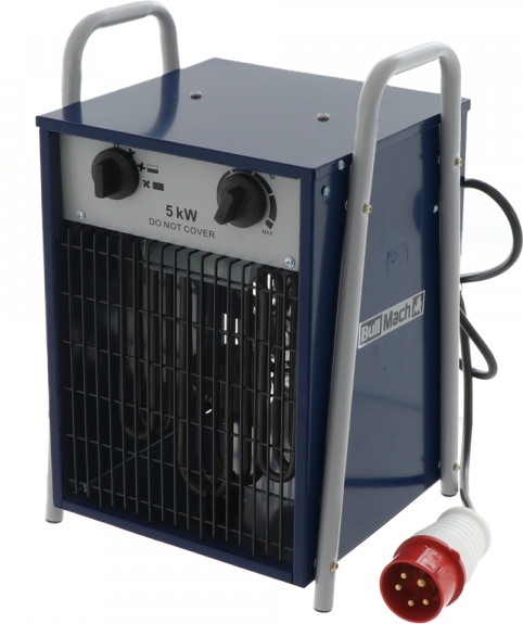 BullMach BM-EFH 5H - Heizgerät mit Ventilator - 5kW - 400V