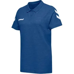 hummel GO Baumwoll Poloshirt Damen true blue XL