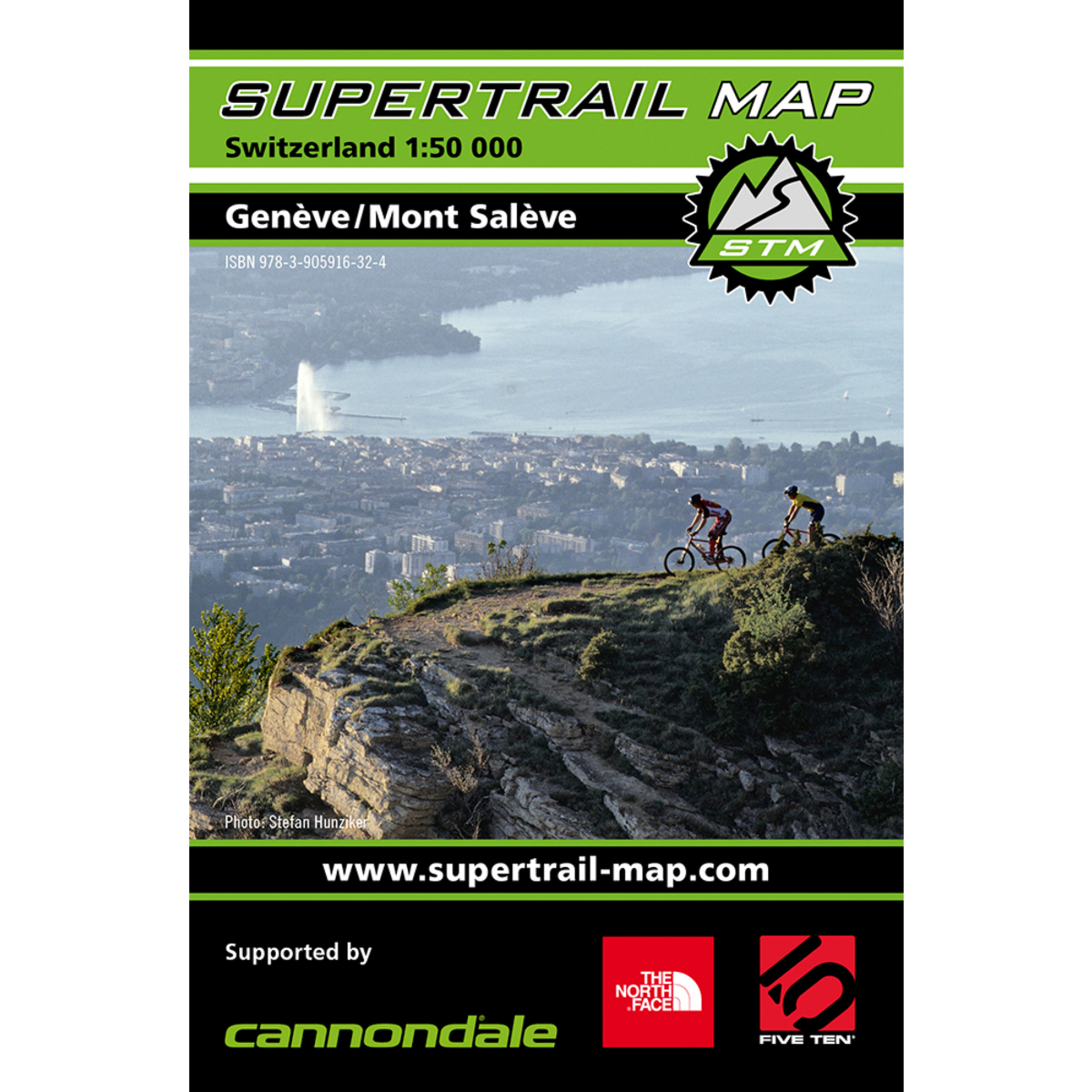 Supertrail Map Genève / Mont Salève - MTB Topografische Karten