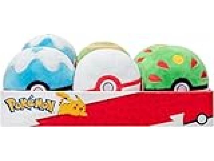 Pokeball Jouet en Peluche Pokémon - Boule Douillette Douce