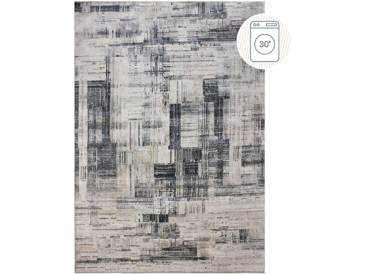 Teppich Trozz hellgrau Gefleckt/Meliert Polyester 190 x 290 cm