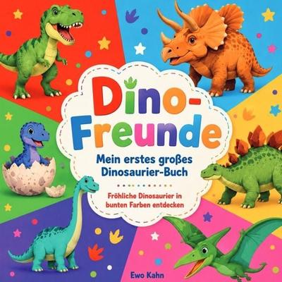Dino-Freunde / Dino-Freunde – Mein erstes großes Dinosaurier-Buch, Taschenbuch von Ewo Kahn, Epubli, 978-3-565-60850-8