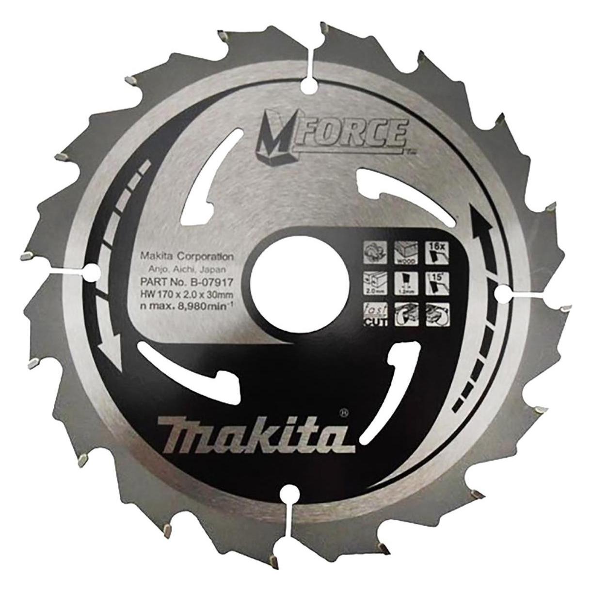Makita PIŁA TARCZOWA 170x30/16x16z MFORCE >>>B-31946 (B-07917)