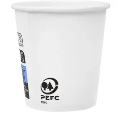 MONOUSO - Bio Kaffeebecher To Go Weiß 4Oz/120ml Ø6,2cm (2.000 Stück)