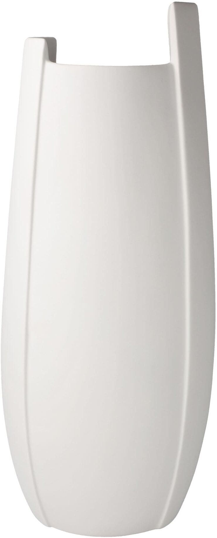Tischvase GOEBEL "Vase Ova", weiß, B:12cm H:30,5cm T:12,5cm, Porzellan, Vasen, Tischvase weiß B/H/T: 12cm x 30,5cm x 12,5cm