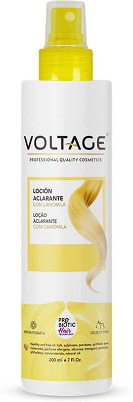 Voltage Cosmetics Prebiotic Hair Technology lotion éclaircissante à la camomille 200 ml