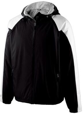 Holloway 229111 Homefield Jacket in Black/White size Large   Polyester