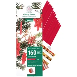 Quilling-Set "Galaxy Stars", rot, für 20–40 Sterne