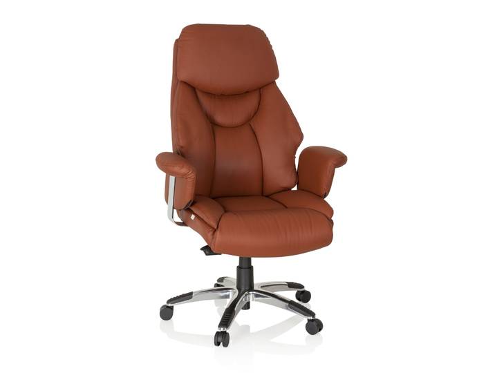 Siège De Bureau / Siège De Direction Prado\, Cuir Marron Hjh Office
