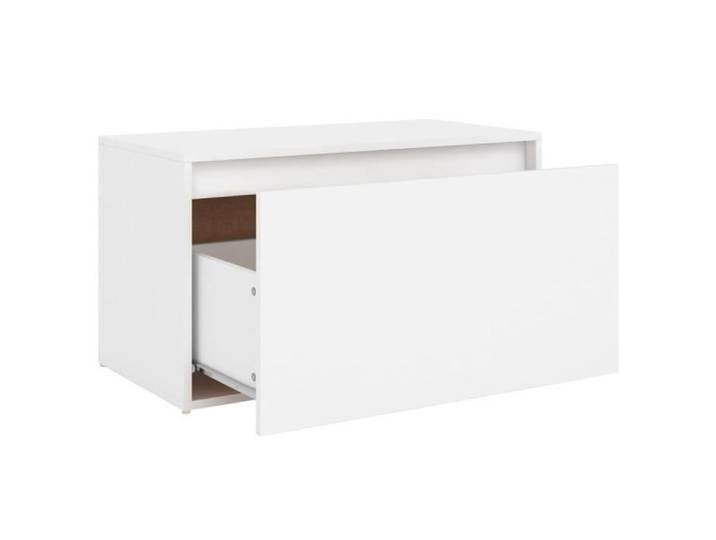Banc d'entrée - VINGVO - YIN(808666) - 80x40x45 cm - Aggloméré - Blanc