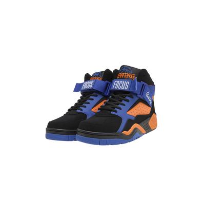 Trainingsschuh EWING "Ewing EWING FOCUS OG", Damen, Gr. 44,5, blau (schwarz, orange, royal), Leder, Schuhe