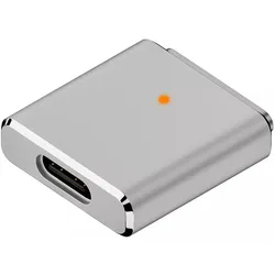 PowerGuard USB-C zu MagSafe 3 Adapter für MacBook Pro, Air Spacegrey (USB-C), Netzwerk Adapter, Grau
