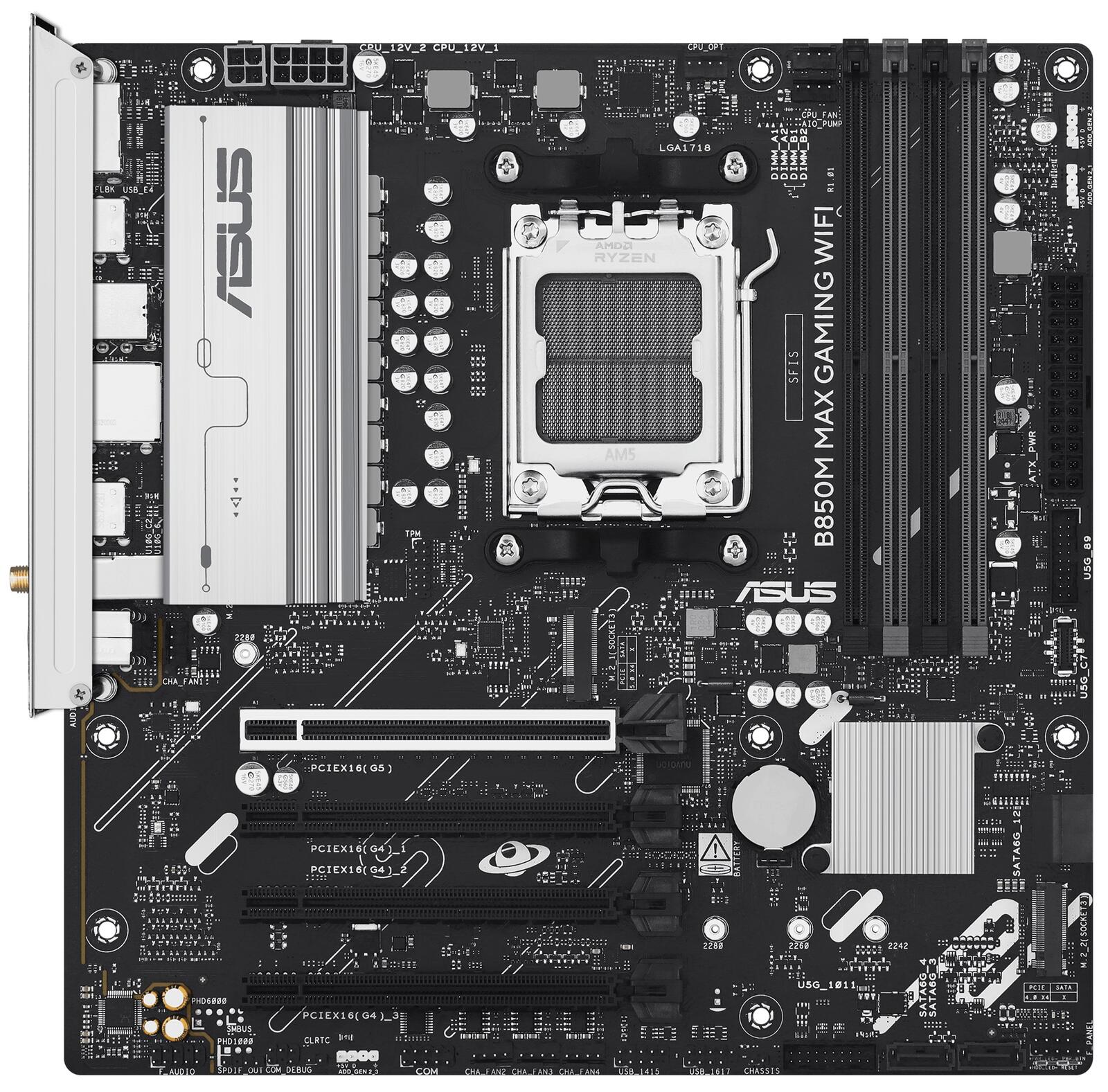 ASUS B850M MAX GAMING WIFI Mainboard 90MB1LL0-M0EAY0