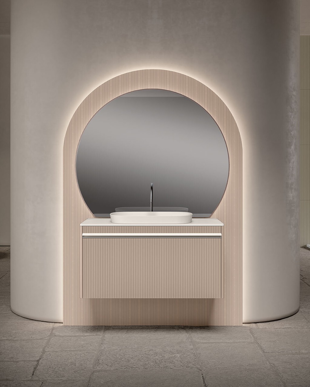 Fiora Spiegel Tondo 1200x30x1200 SLETO06