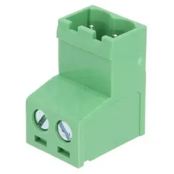 Steckbare Schraubklemme, gerade, 2,50mm2, RM 5,08mm, männlich - Anzahl Anschlüsse: 2