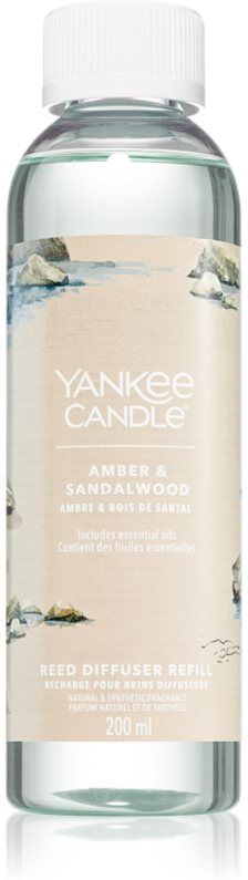 Yankee Candle Amber & Sandalwood recharge pour diffuseur d'huiles essentielles 200 ml