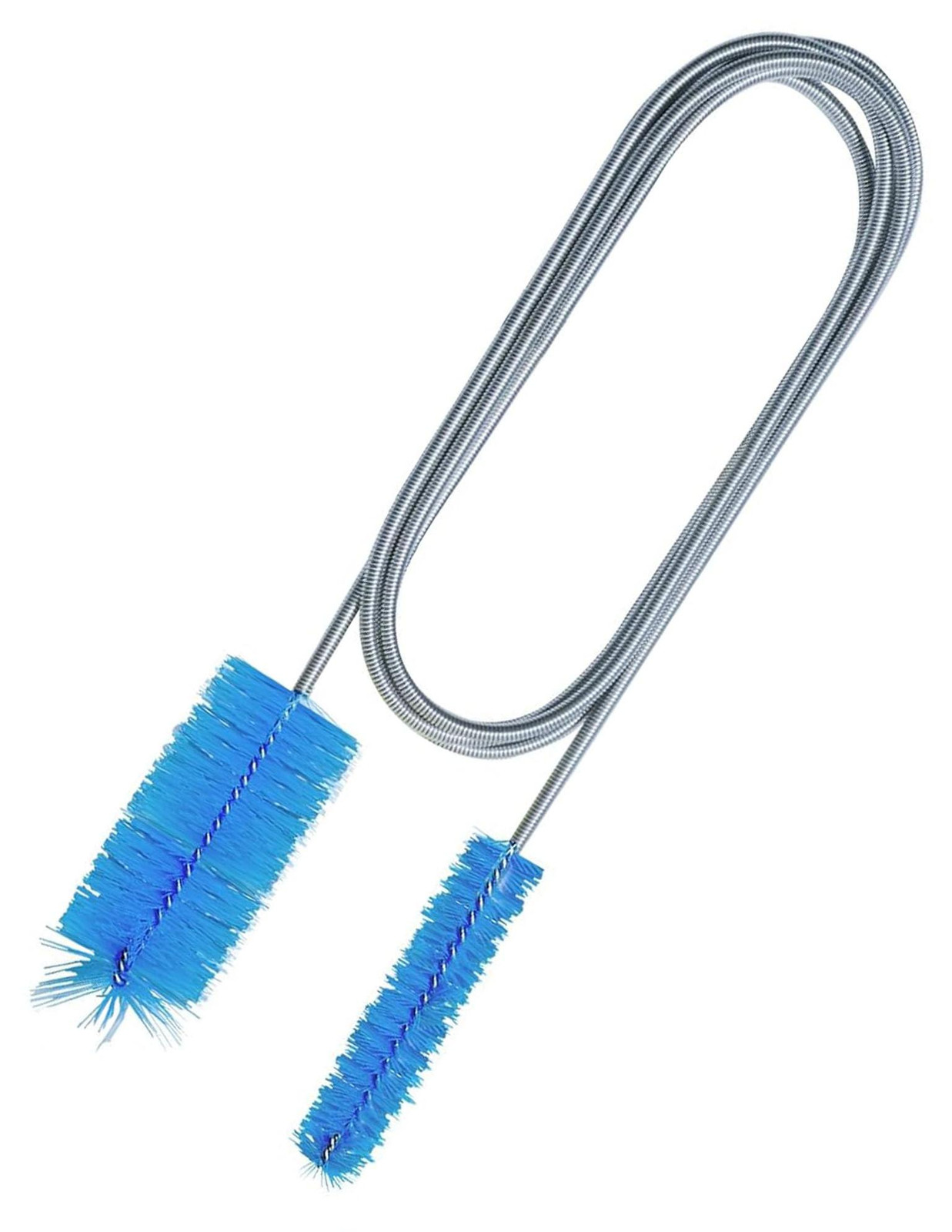 Solidchoice Aquarium Reinigingsborstel met Dubbelhoofd voor Slangen en Filters, 155 cm