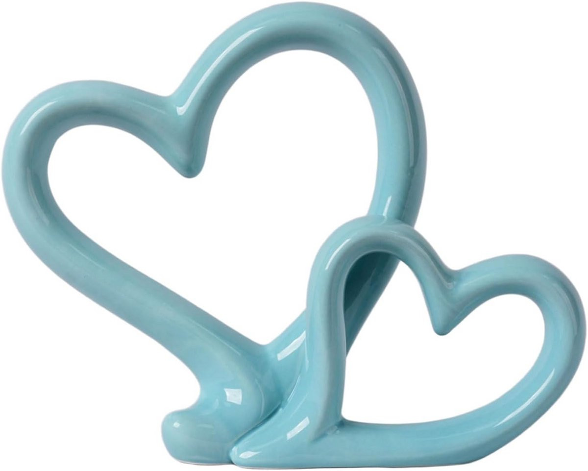 Hart Standbeeld Beeldje met Dubbel Hart Design voor Woonkamer Decoratie