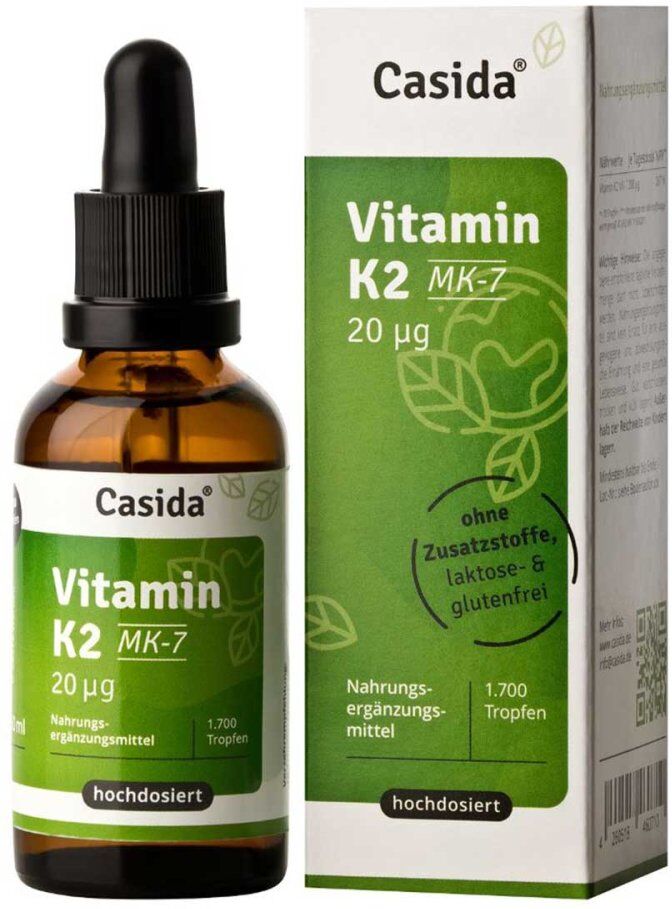 Casida Vitamin K2 Tropfen Mk7 vegan