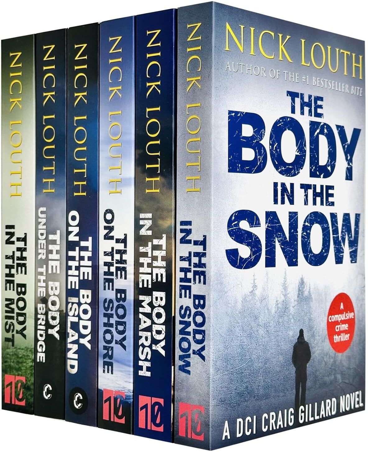 Canelo Ltd. DCI Craig Gillard 6 Books Collection Set by Nick Louth – Crime Thriller Mystery Collection