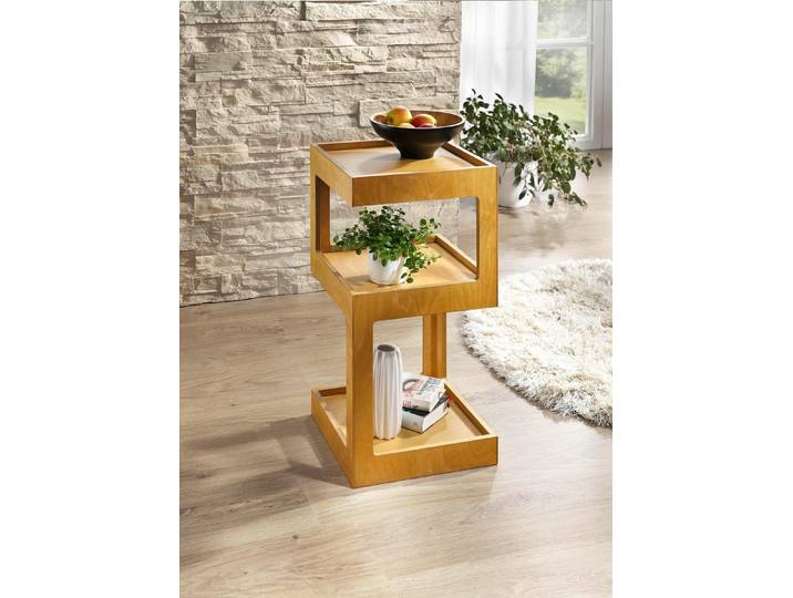 Moderner Beistelltisch, Eiche, Beistelltisch B37xH75xT37 cm