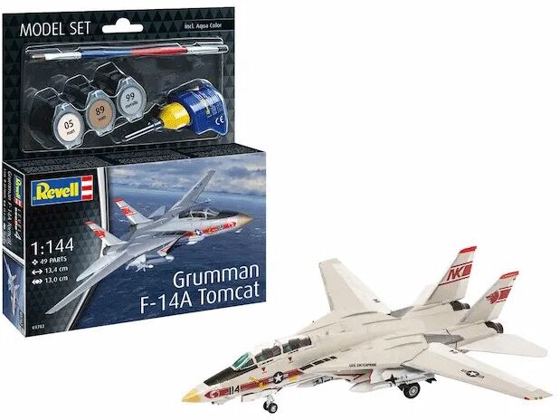 Maquette GRUMMAN F-14A Tomcat Avion de combat Level 4 échelle 1:144 - Revell