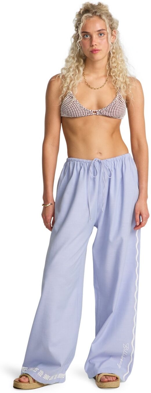 Outdoorhose BILLABONG "Sun Symbol", Damen, Gr. XS, Normalgrößen, blau (twilight blau), Obermaterial: 60% Baumwolle, 40% Viskose., Hosen Outdoorhose