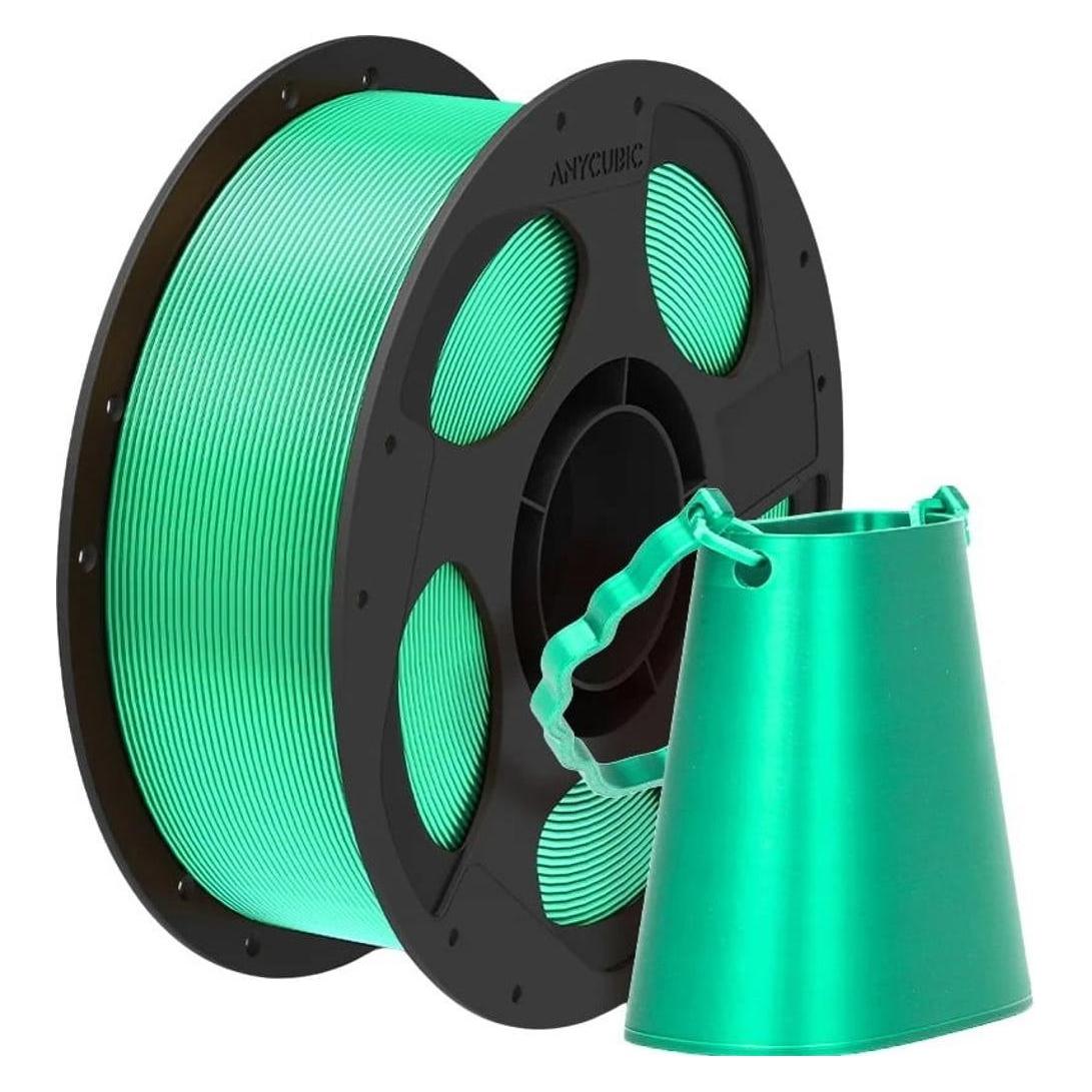 Anycubic PLA Silk Filament 1kg Green (PLA, 1000 g, 1.75 mm) (AHSCGR-103)