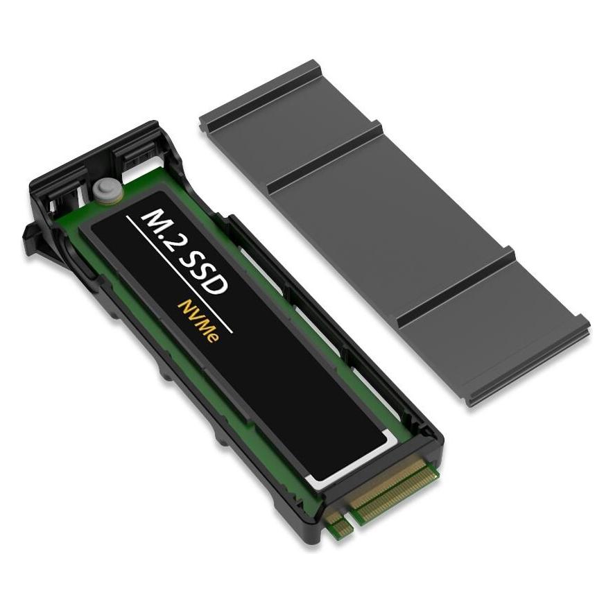 Icy Dock Adapter 4 x M.2 NVMe SSD Mobile Rack Adapter Card f (MB204MP-1B)