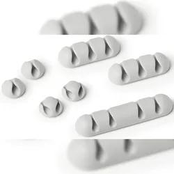 Durable Kabel-Clip Cavoline Clip Mix Kunststoff 180x115x14mm grau Packung mit 10 Stück