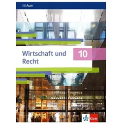 Auer Wirtschaft und Recht 10. Ausgabe Bayern Gymnasium, Schulbücher von Ernst Klett Verlag