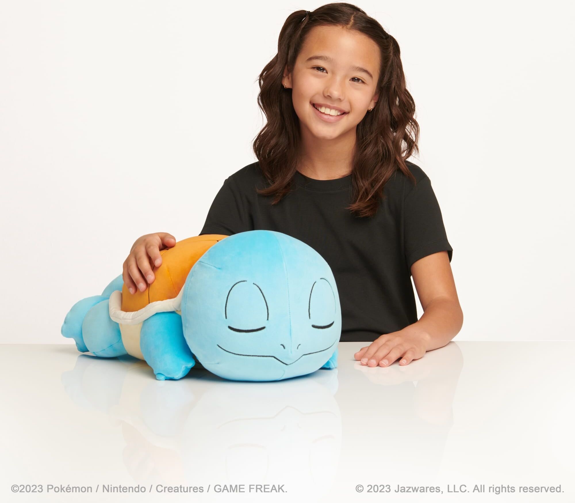 Pokémon Sleeping Squirtle 18-Inch Plush - Officially Licensed Jazwares Toy