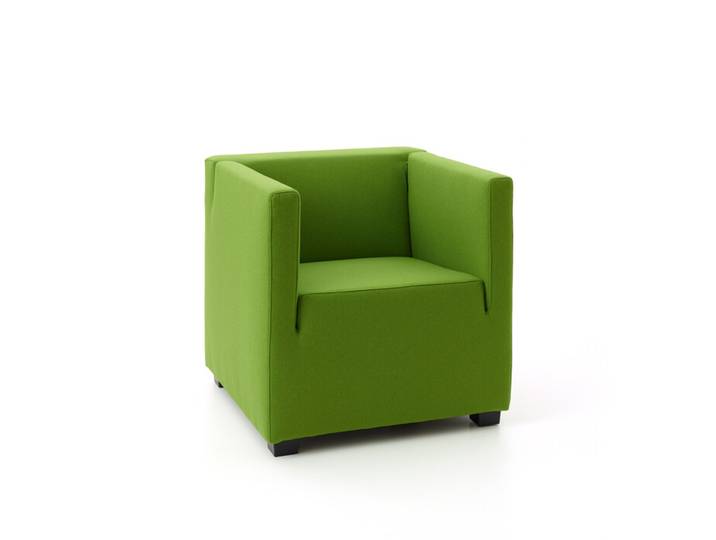 Sessel Janis grün, Designer Artefakt, 70x70x70 cm