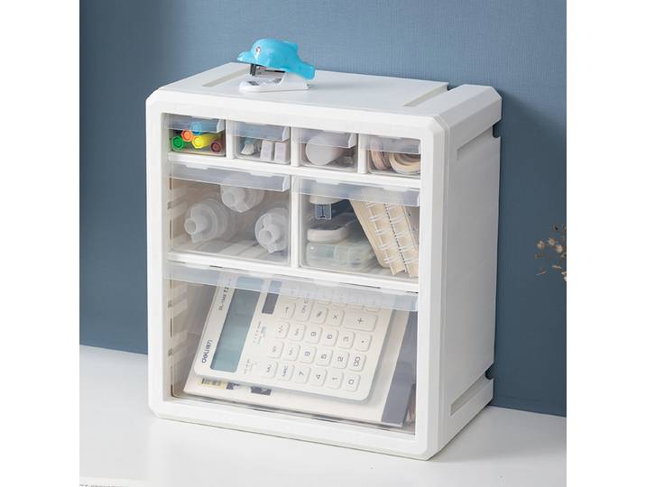 Grande boîte de rangement de bureau, accessoires de bureau, porte-stylo, étui à pilules médicales, outil de maquillage précieux, nouveau