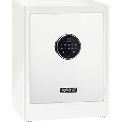 Basi 2020-0001-1000 mySafe Premium 450 Möbeltresor Zahlenschloss, Fingerabdruckschloss Weiß