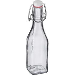 Westmark Bügelverschlussflasche 250 ml, m. Anhänger, Einmachgläser, Transparent