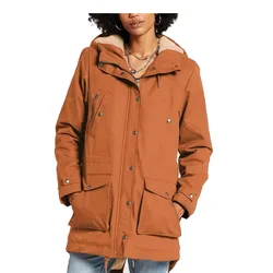 Volcom Damen Parka Walk On By 5k braun - S - S