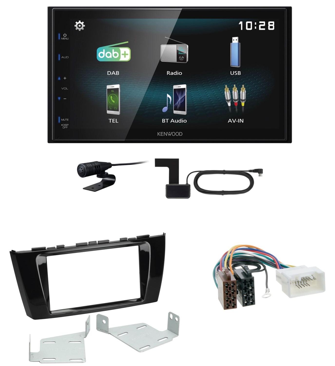 Kenwood DMX-125DAB USB Bluetooth MP3 DAB+ Einbauset für Mitsubishi Space Star
