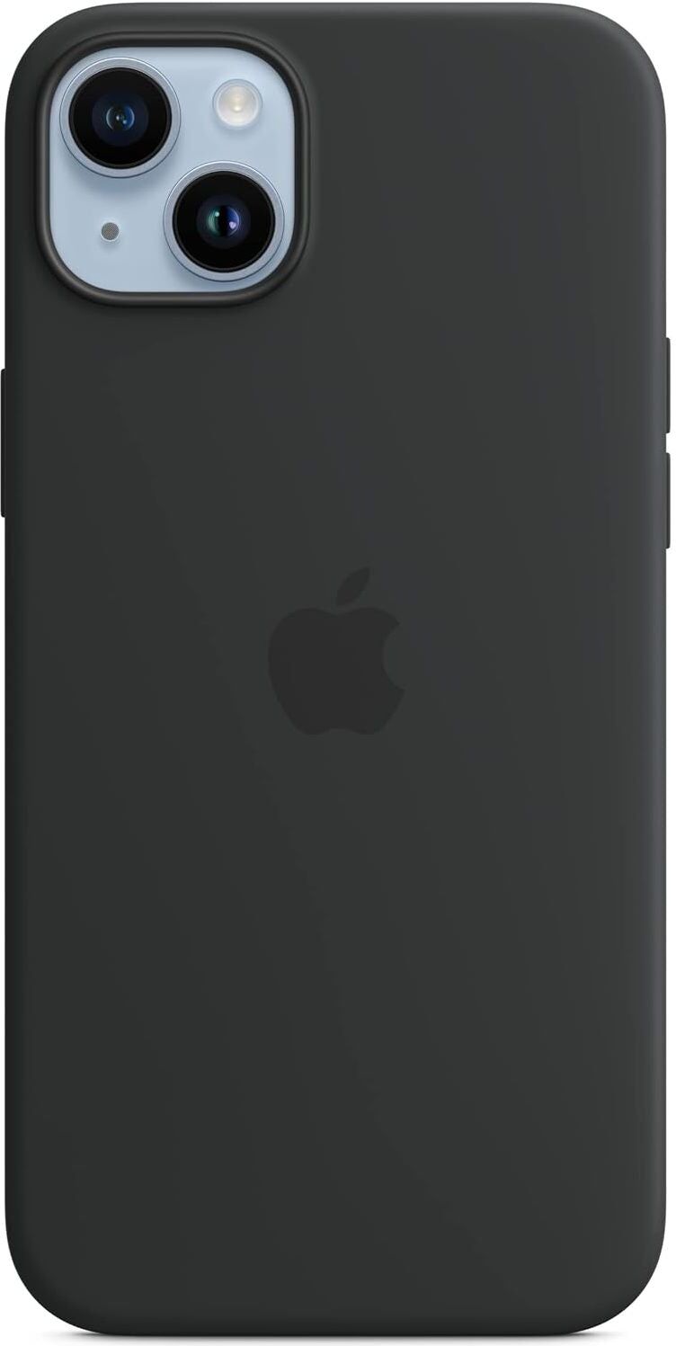 Apple iPhone 14 Plus Silicone Case with MagSafe - Midnight, Used - Like New