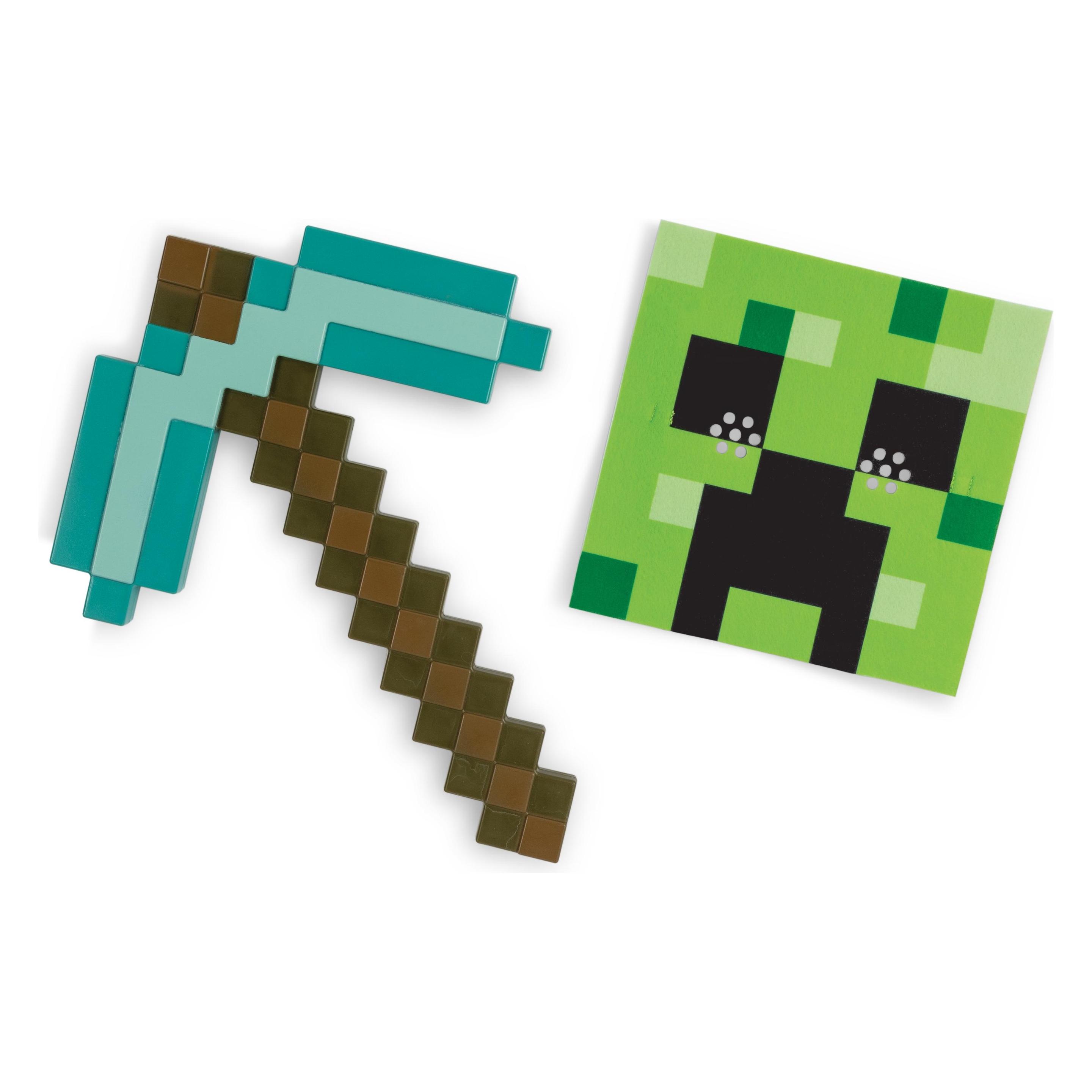 Jakks Pacific Minecraft - Spielset - Spitzhacke und Creeper Maske (156269-15L-6)