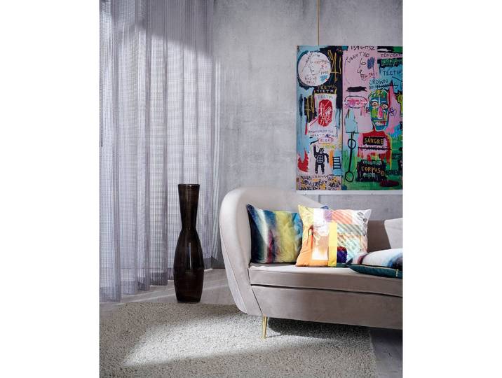 Coussin Flynn I Turquoise/Turquoise 40 x 60cm Tissu