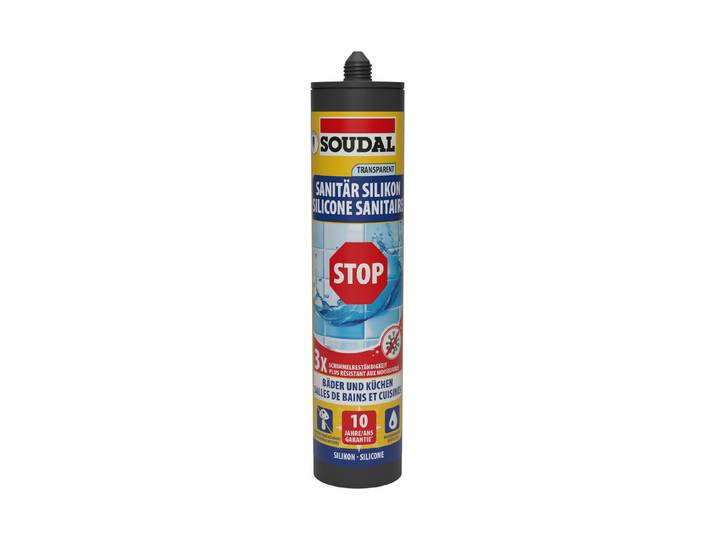 Soudal Sanitär-Dichtmasse Schimmelstop Grau 300 ml