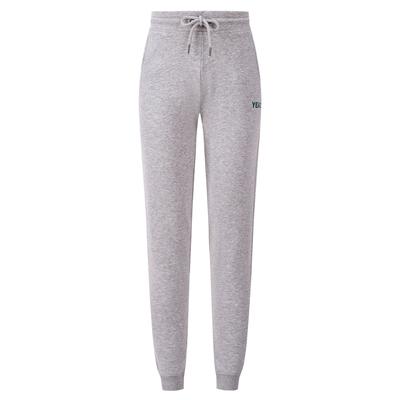 Jogginghose YEAZ "Jogginghose CHILAX", Damen, Gr. L, US, grau, Obermaterial: 100% Baumwolle CO(Bio)., Hosen Jogginghose