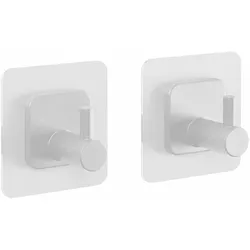 Metaltex U Fix Hafthaken quadratisch 2er Set 3 x 3 cm