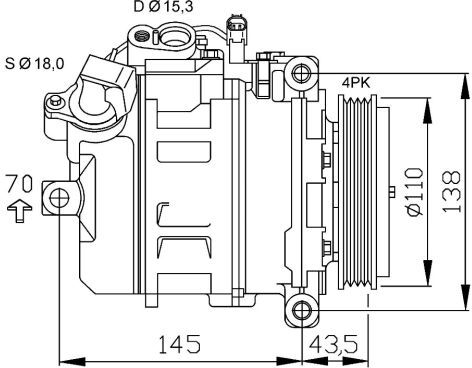 Nrf Kompressor, Klimaanlage Easy Fit 32520 Für Bmw