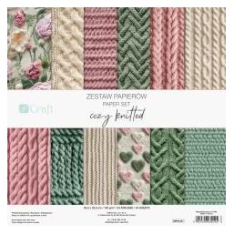 Dalprint Gemütliches Strickpapier-Set, 30,5 x 30,5 cm, 24 Blatt (160 g/m²) (DPPS-031)